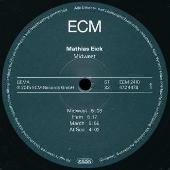 LP Mathias Eick: Midwest