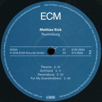 LP Mathias Eick: Ravensburg
