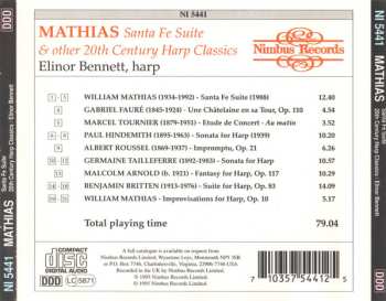 CD William Mathias: Santa Fe Suite (20th Century Harp Classics)