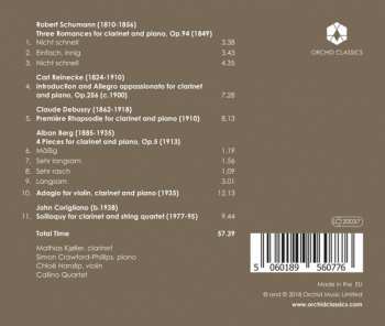 CD Robert Schumann: Mathias Kjøller, Clarinet