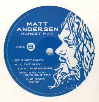 LP Matt Andersen: Honest Man CLR