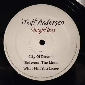 2LP Matt Andersen: Weightless