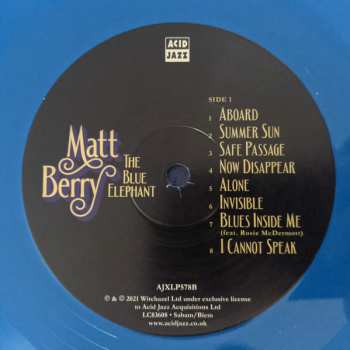 LP Matt Berry: The Blue Elephant LTD | CLR