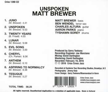 CD Matt Brewer: Unspoken