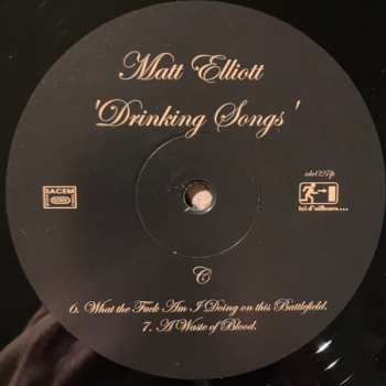 2LP Matt Elliott: Drinking Songs