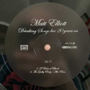 2LP Matt Elliott: Drinking Songs Live 20 Years On