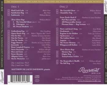 2CD Matthew Davidson: The Graceful Ghost: Contemporary Piano Rags 1960 - 2021 DLX