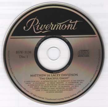 2CD Matthew Davidson: The Graceful Ghost: Contemporary Piano Rags 1960 - 2021 DLX