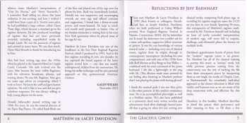 2CD Matthew Davidson: The Graceful Ghost: Contemporary Piano Rags 1960 - 2021 DLX