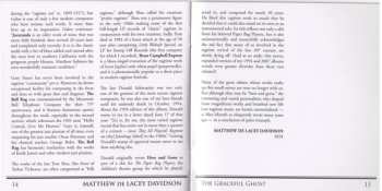 2CD Matthew Davidson: The Graceful Ghost: Contemporary Piano Rags 1960 - 2021 DLX