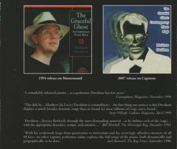 2CD Matthew Davidson: The Graceful Ghost: Contemporary Piano Rags 1960 - 2021 DLX