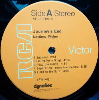 LP Matthew Fisher: Journey's End