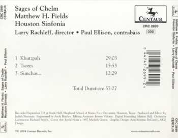 CD Matthew H. Fields: Sages Of Chelm