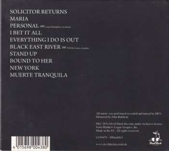 CD Matthew Logan Vasquez: Solicitor Returns