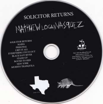 CD Matthew Logan Vasquez: Solicitor Returns