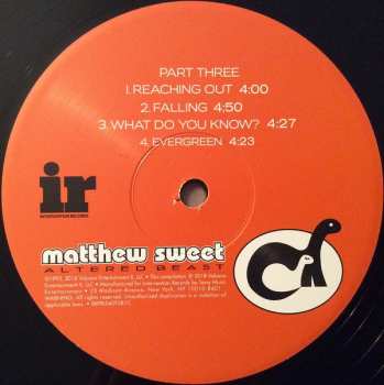 2LP Matthew Sweet: Altered Beast