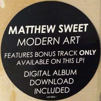 2LP Matthew Sweet: Modern Art