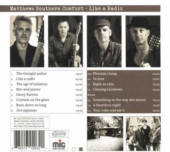 CD Matthews' Southern Comfort: Like A Radio