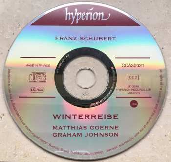 CD Matthias Goerne: Winterreise