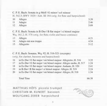 CD Matthias Höfs: Hommage! Carl Philipp Emanuel Bach