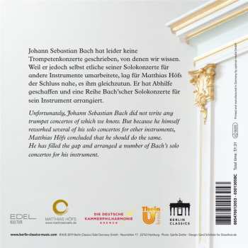 CD Johann Sebastian Bach: Trumpet Concertos