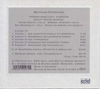 CD Matthias Pintscher: Figura I-V / 4º Quartetto D'Archi »Ritratto Di Gesualdo« / Dernier Espace Avec Introspecteur 