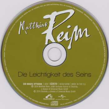 CD Matthias Reim: Die Leichtigkeit Des Seins