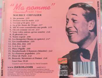 CD Maurice Chevalier: Ma Pomme (Chansons 1935-1946)