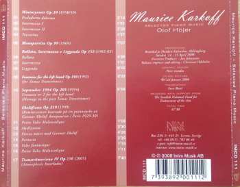 CD Maurice Karkoff: Selected Piano Music