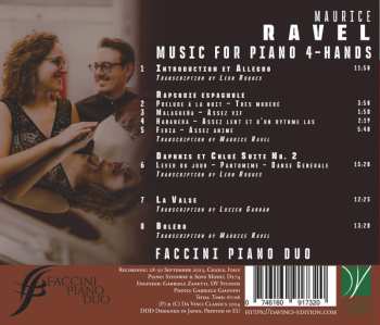 CD Maurice Ravel: Music For Piano 4-Hands
