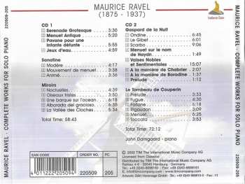 2CD Maurice Ravel: Complete Works For Solo Piano