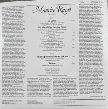 LP Maurice Ravel: La Valse / Ma Mère l'Oye / Pavane Pour Une Infante Défunte / Bolero