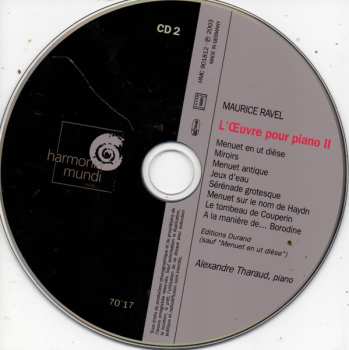 2CD Maurice Ravel: L'Oeuvre Pour Piano  DIGI