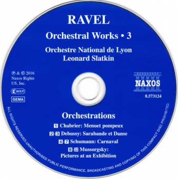 CD Maurice Ravel: Orchestral Works • 3