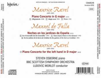 CD Manuel de Falla: Piano Concertos; Nights In The Gardens Of Spain