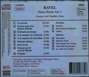 CD Maurice Ravel: Piano Works Volume 1