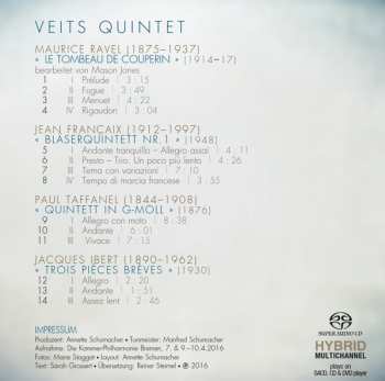SACD Maurice Ravel: Ravel Françaix Taffanel Ibert