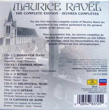 14CD/Doos Maurice Ravel: The Complete Edition = Œuvres Complètes