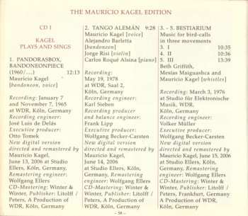 2CD/DVD Mauricio Kagel: The Mauricio Kagel Edition LTD