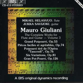 Album Mauro Giuliani: The Complete Works For Flute And Guitar - Volume 3