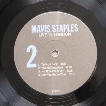 2LP Mavis Staples: Live In London