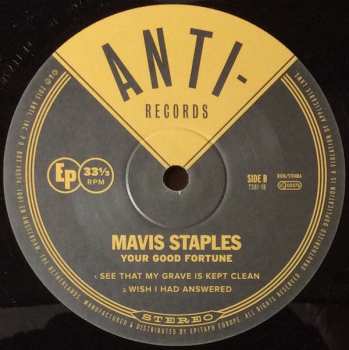 EP Mavis Staples: Your Good Fortune LTD