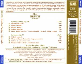 CD Max Bruch: Scottish Fantasy • Serenade