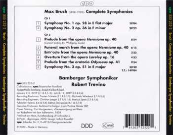 2CD Max Bruch: Symphonie 1 – 3 / Overtures