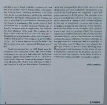 CD Max Bruch: Symphony No. 3 / Suite On Russian Themes
