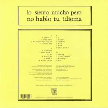 2LP Max Graef: Lo Siento Mucho Pero No Hablo Tu Idioma LTD