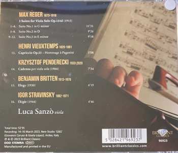 CD Max Reger: 3 Suites For Viola Solo
