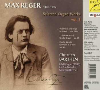 CD Max Reger: Selected Organ Works Vol. 3