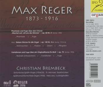 CD Max Reger: Max Reger 1873-1916