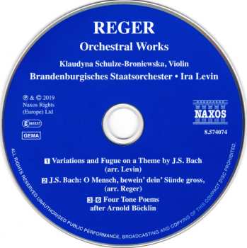 CD Max Reger: Orchestral Works